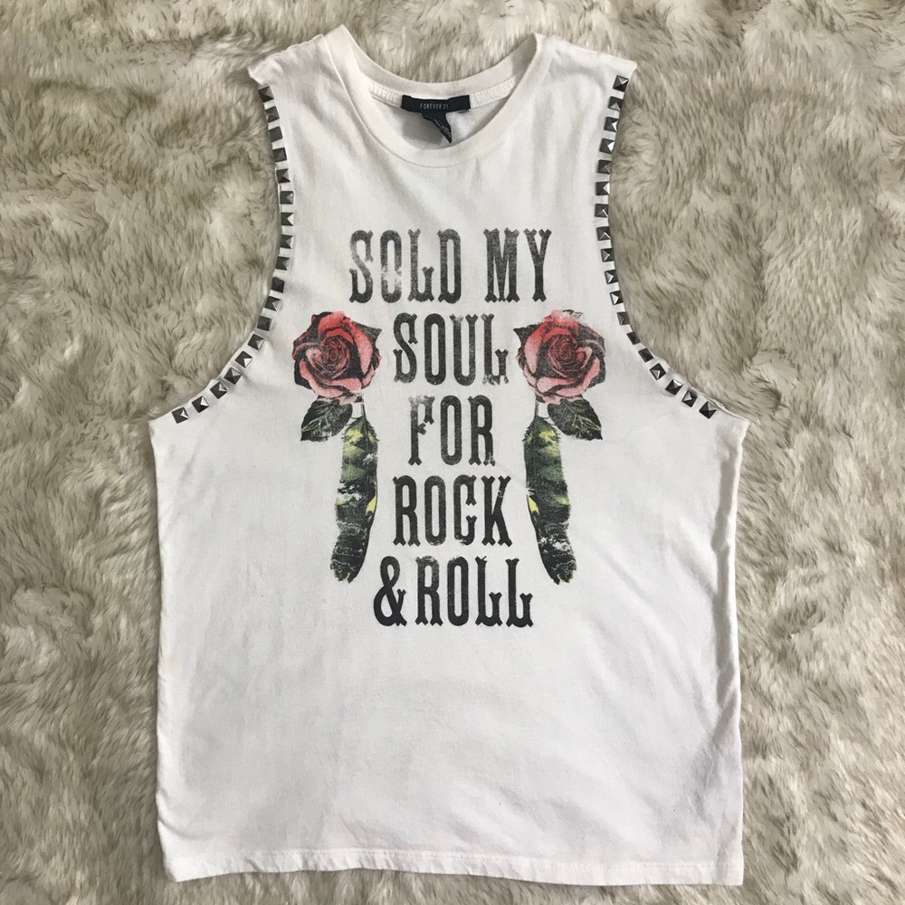 “Sold my Soul for Rock & Roll” muscle tee